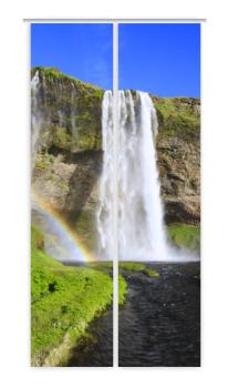 Seljalandsfoss Rainbow, Flächenvorhang 2er